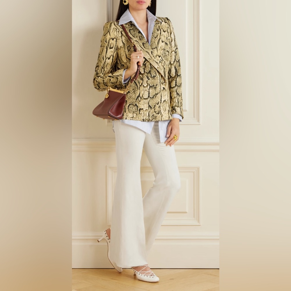 Vintage ETRO Elegant Cream Women's Pants